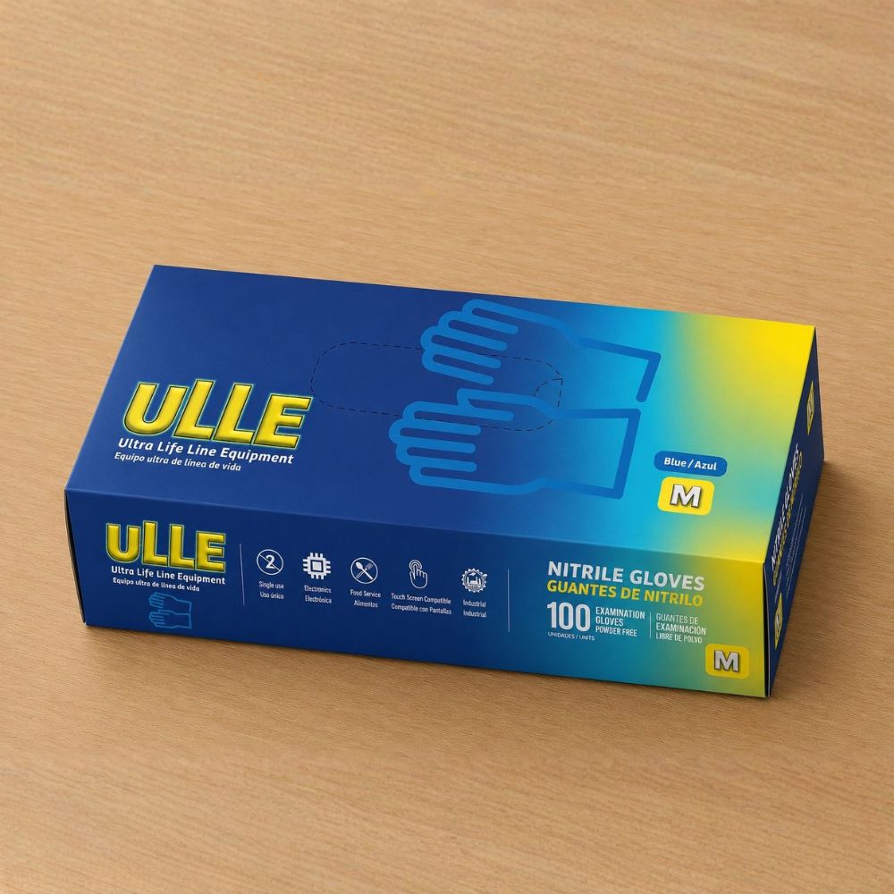 ULLE nitrile glove box